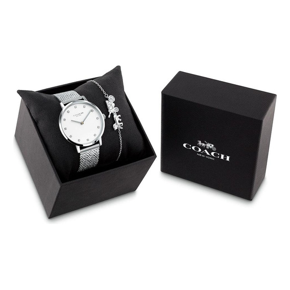 Coach Reloj Set Mujer 14000068 Metalico