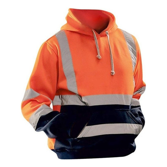 Sudadera Con Capucha De Seguridad De Alta Visibilidad.