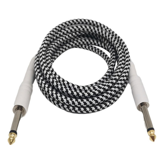 Cable De Guitarra De 6.35 Mm Con Reducción De Ruido 1 Metro