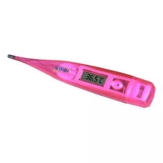 Termômetro Clínico Digital Rosa G-tech