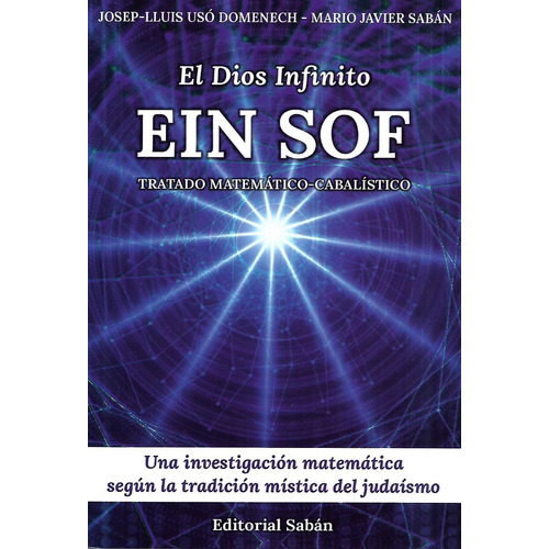 Libro El Dios Infinito Ein Sof Tratado Matematico Cabalistic