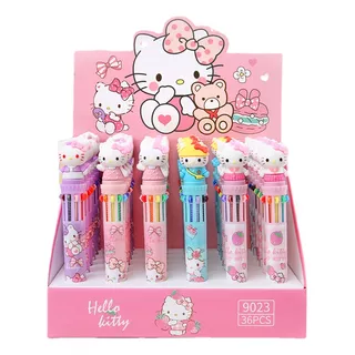 Boligrafo Lapiz Hello Kitty 0.7 10 Colores