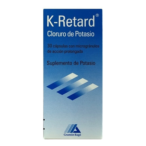 K Retard® X 30 Cápsulas - Suplemento De Potasio Sabor Sin Sabor