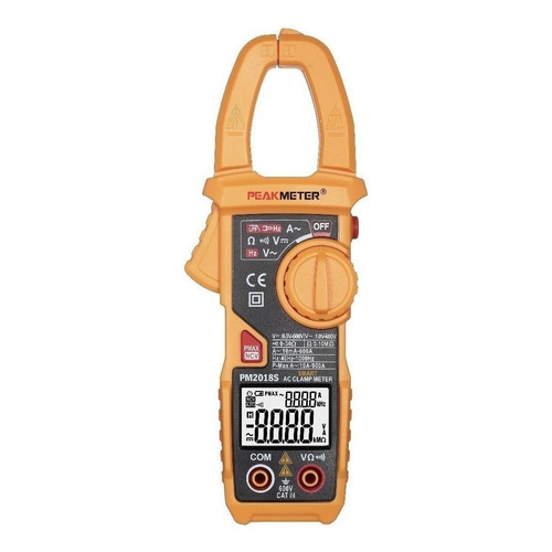 Pinza amperimétrica digital Peakmeter PM2018S 600A 