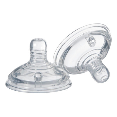 Mamila De Alimentación Tommee Tippee Flujo Medio 2 Pz - 3m+