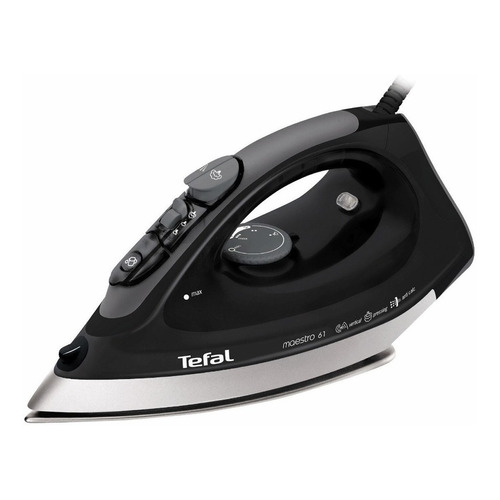 Plancha a vapor T-fal FV3767 Prima
 color negro con suela antiadherente 120V