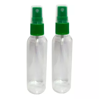 2 Frascos Borrifador Válvula Spray Higiene Perfume Água 60ml