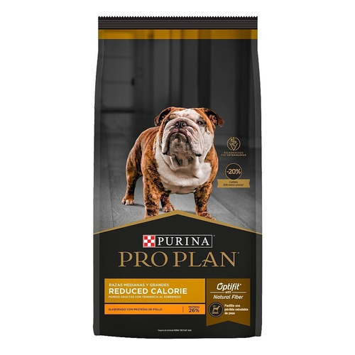 Alimento Pro Plan OptiFit Reduced Calorie para perro adulto de raza  mediana y grande sabor pollo y arroz en bolsa de 3kg