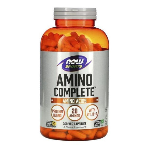 Now Foods Amino Complete Amino Acido 360 Vegcaps Sfn