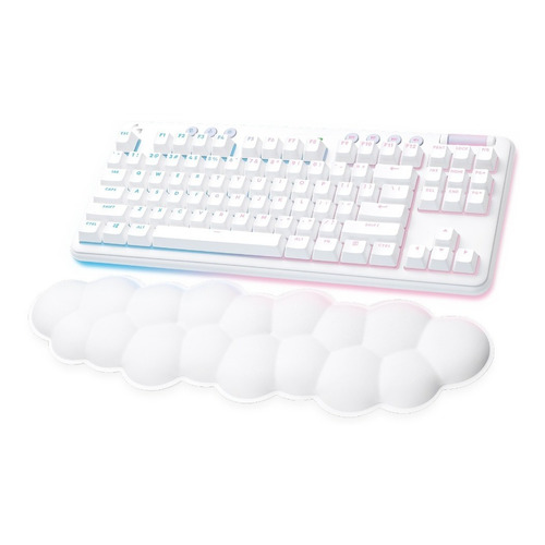 Teclado Gamer Wireless Logitech G715 Aurora Collection Color del teclado Blanco Idioma Inglés US