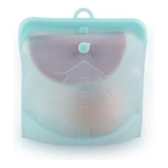 Bolsa De Silicona Reutilizable 500ml, Para Freezer O Micro