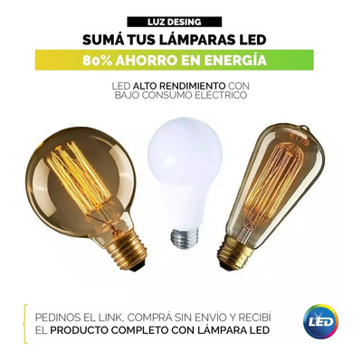 Lampara De Pie 1 Luz Bell Capuchon Apto Led Negro Deco