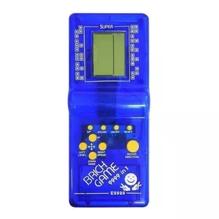 Consola Brick Game 9999 In 1 Standard Color  Azul Transparente