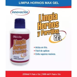 Limpia Hornos & Parrillas Max Gel Merclin 250ml