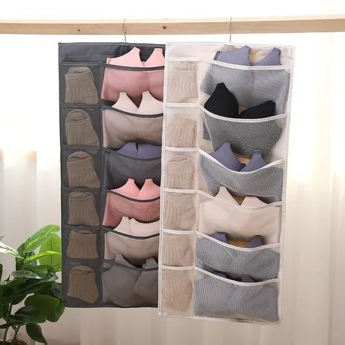 Colgador organizador con 30 bolsillos sujetador bragas medio