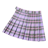 Minifalda A Cuadros Para Uniforme Escolar Para Niñas [cu]