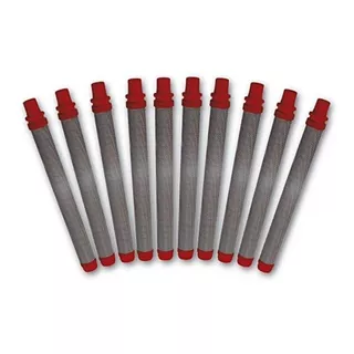 Pack Filtros Pistola Airless Wagner - Rojo - 10 Unidades