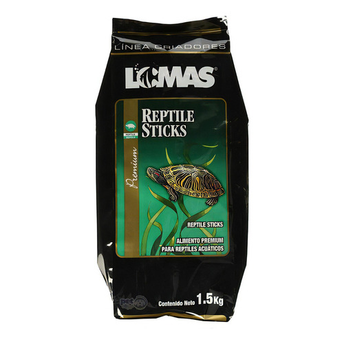 Lomas Reptile Sticks 1.5 Kg Alimento Tortuga Crecimiento Desarrollo Salud