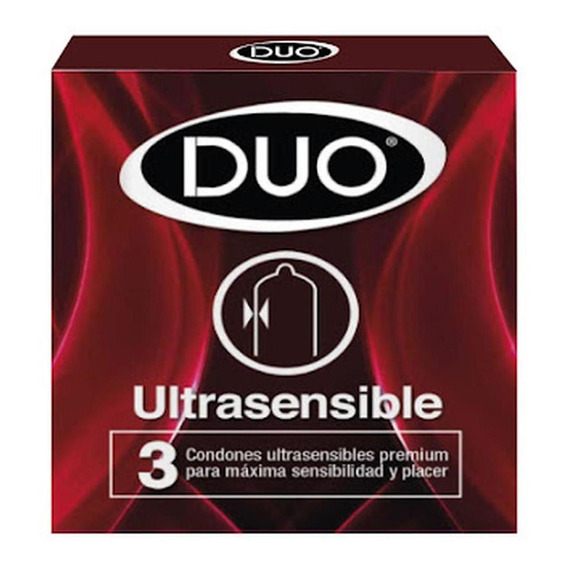 Condón Duo Ultrasensible X 3 Und