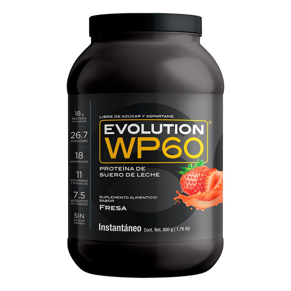  Evolution Proteina Suero De Leche (whey) Wp60 800 G Sabores