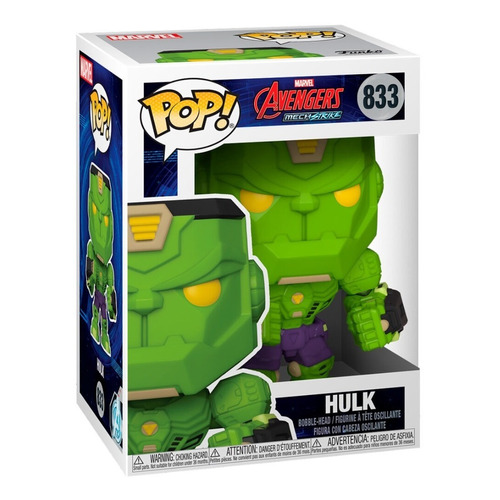 Funko Pop! Hulk N°833 (avengers Mech Strike)