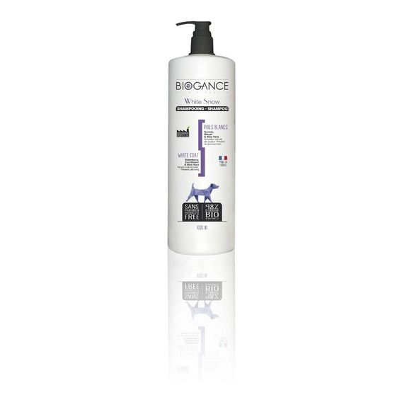 Shampoo White Snow 1 Litro, Biogance.