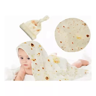 Manta Y Gorro Tortilla Cobijas Burrito Cobertor Para Bebé