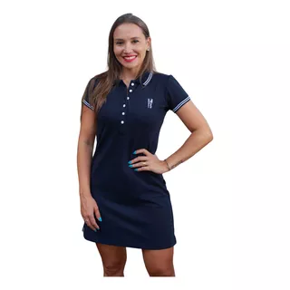 Vestido Polo Azul