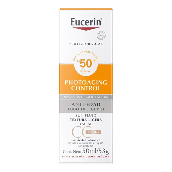 Protector Solar Eucerin F50 Facial Col 407