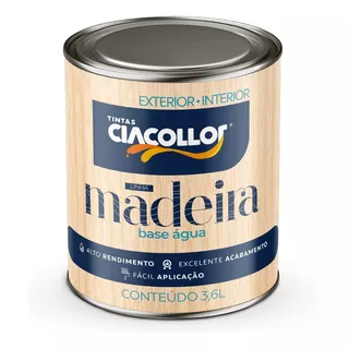 Protector De Madera Al Agua Ciacollor 3,6l (mogno) Stain