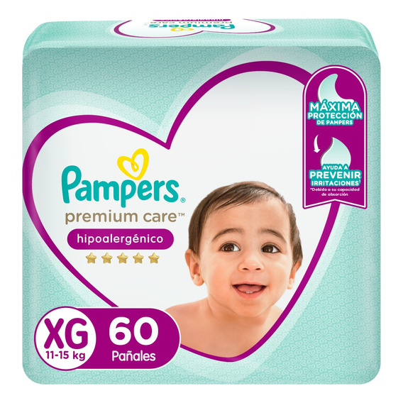 1 Paquete Pañales Pampers Premium Care Todas Las Tallas