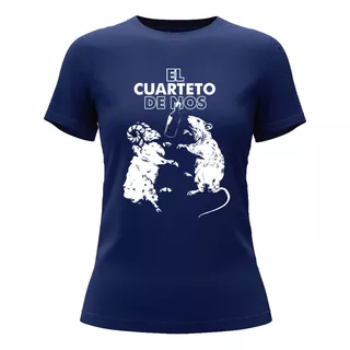 Camiseta Premium Dama Estampada El Cuarteto De Nos 02