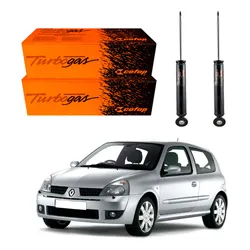  Par Amortecedor Traseiro Clio 1.0 1.6 2003 A 2012