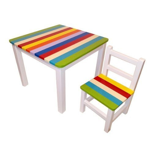 Juego de mesa y silla para niños Primario Creaciones Juego de Mesa