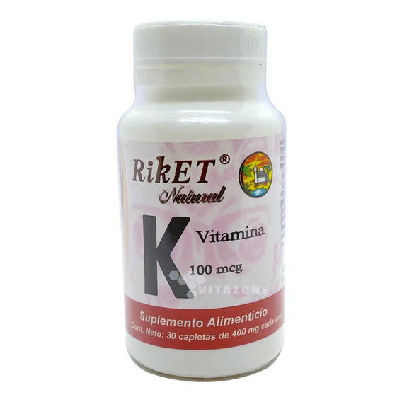Vitamina K 100 Mcg 30 Capletas Riket