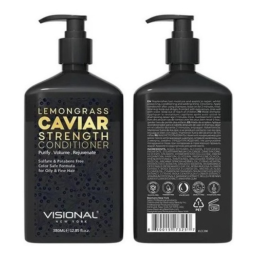 Visional® Acondicionador Caviar Sin Sal Para Pelo Seco 400ml