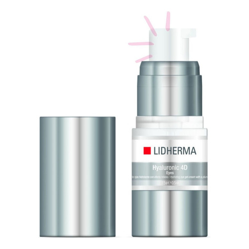 Crema/gel Lidherma Hyaluronic 4d Eyes De 15ml/15g