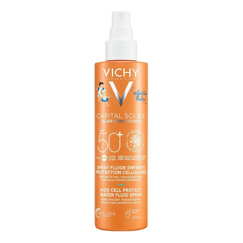 Vichy Idéal Soleil Fps50 Spray Para Niños Pieles Sensibles Protector Solar