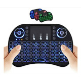 Mini Teclado Inalámbrico Con Mouse, Para Tv Recargable