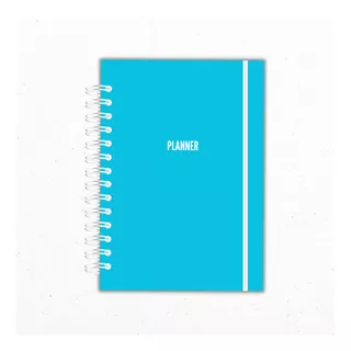 Agenda Planner 52 Semanas Sin Fechas WLG Bold Celeste