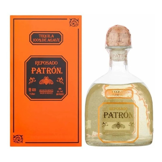 Tequila El Patrón Reposado Mexicano 1 Litro 1000ml Estuche