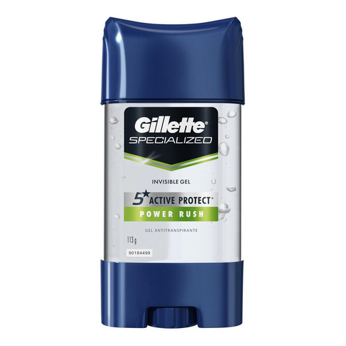 Antitranspirante en gel Gillette Power Rush