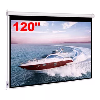 Pantalla Para Proyector Electrica, 120'' Pulgadas, Gain 1.3, 3d Ready (3.05 Metros)