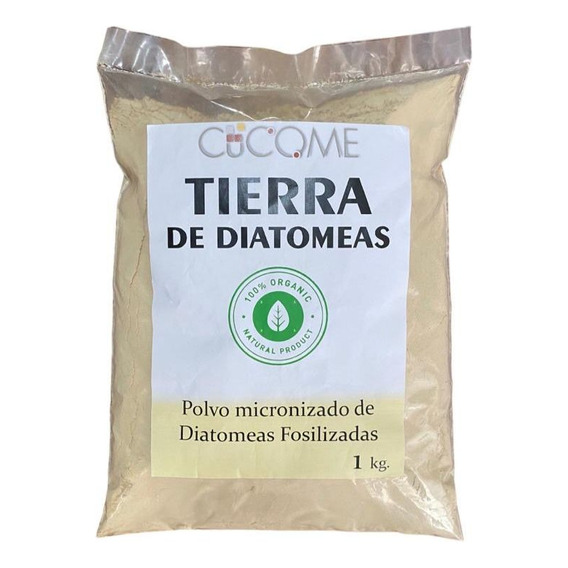 Tierra Diatomeas Insecticida Chinches Pulgas Pulgones 1kg 