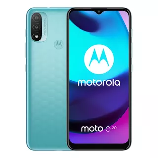 Motorola E20 32gb 2gb De Ram Color Azul Aqua