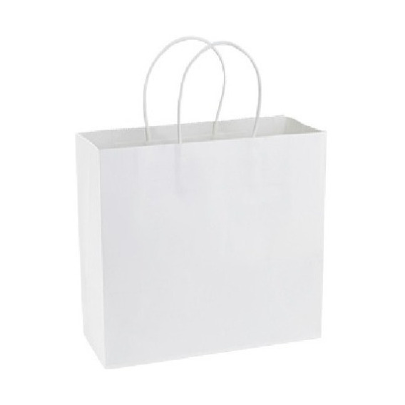 Bolsa De Papel 120g/m2, 30x25x10, 50 Unds