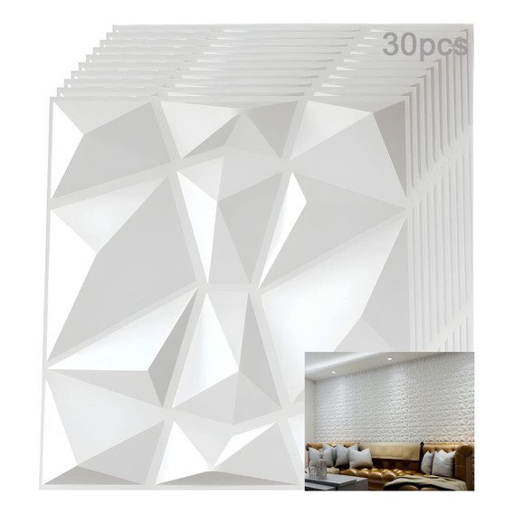 30pcs,paneles Decoración Hogar 3d Impermeable Pvc 30*30cm