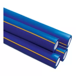 Caño Azul Termofusión 25 Mm X 4 Mts Polimex Agua Aire Pn 20