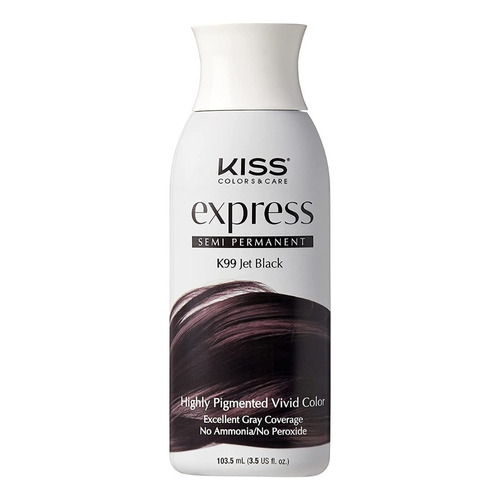 K99 Kiss Express Jet Black Tinte Semi Permanente Promo
