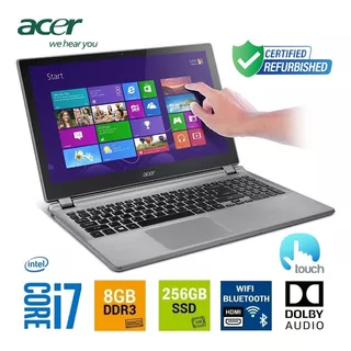 Laptop Acer 15.6 Tactil Core I7 4th 8gb Ram Ssd 256gb Wifi